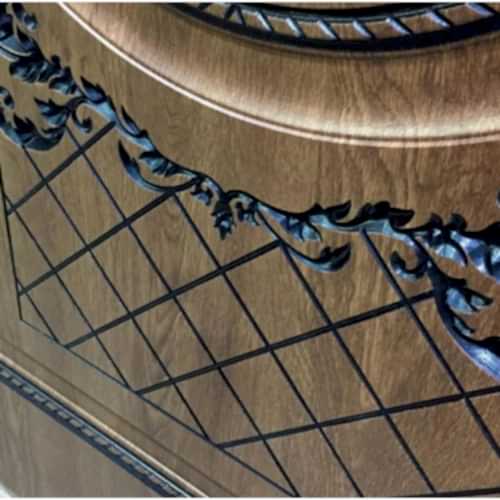 Дверь межкомнатная ВИТЕЛИЯ с патиной, экошпон (глухая)